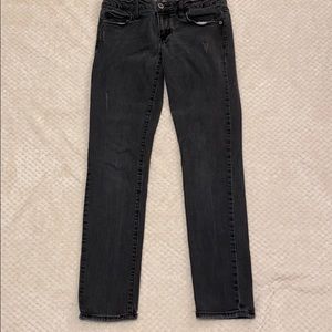 Black faded American Eagle jeans